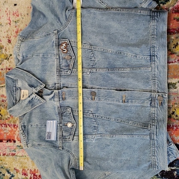 NWT gap jean jacket washed denim finish USA - Picture 15 of 16